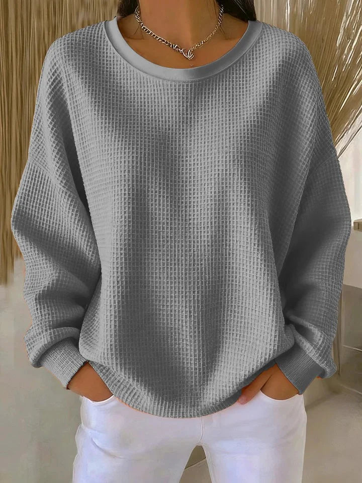 Classic Sweater for Women – Relaxed Fit Soft Everyday Jumper
