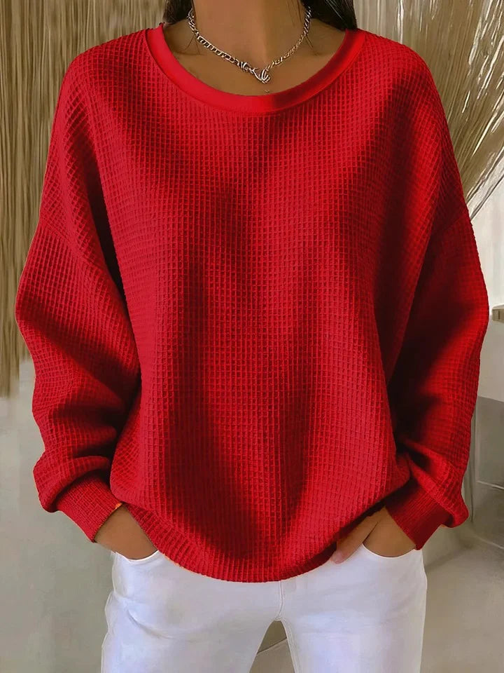 Classic Sweater for Women – Relaxed Fit Soft Everyday Jumper