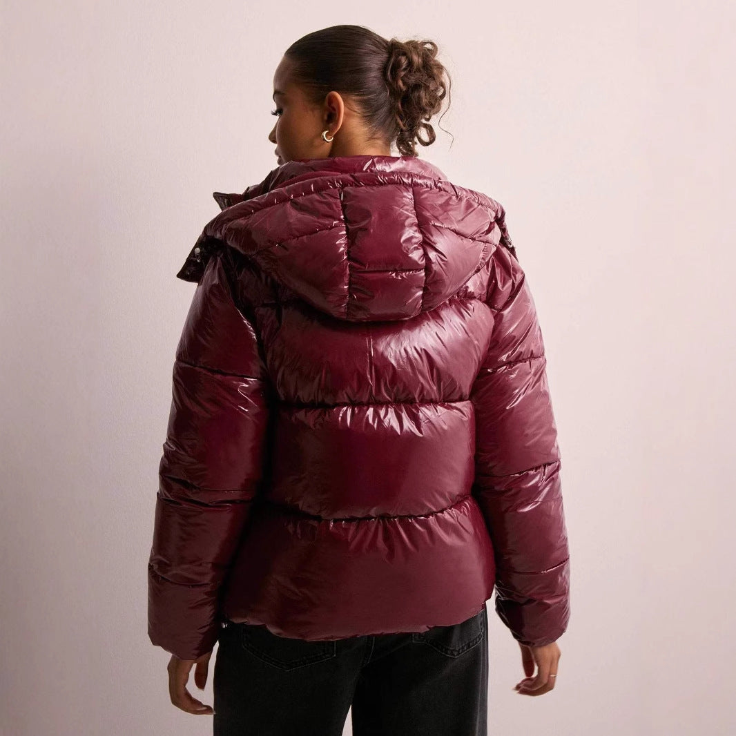 Hooded Puffer Jacket for Women