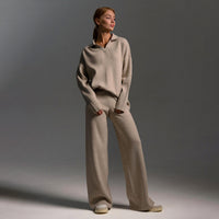 Collared Knitwear Sweater for Women