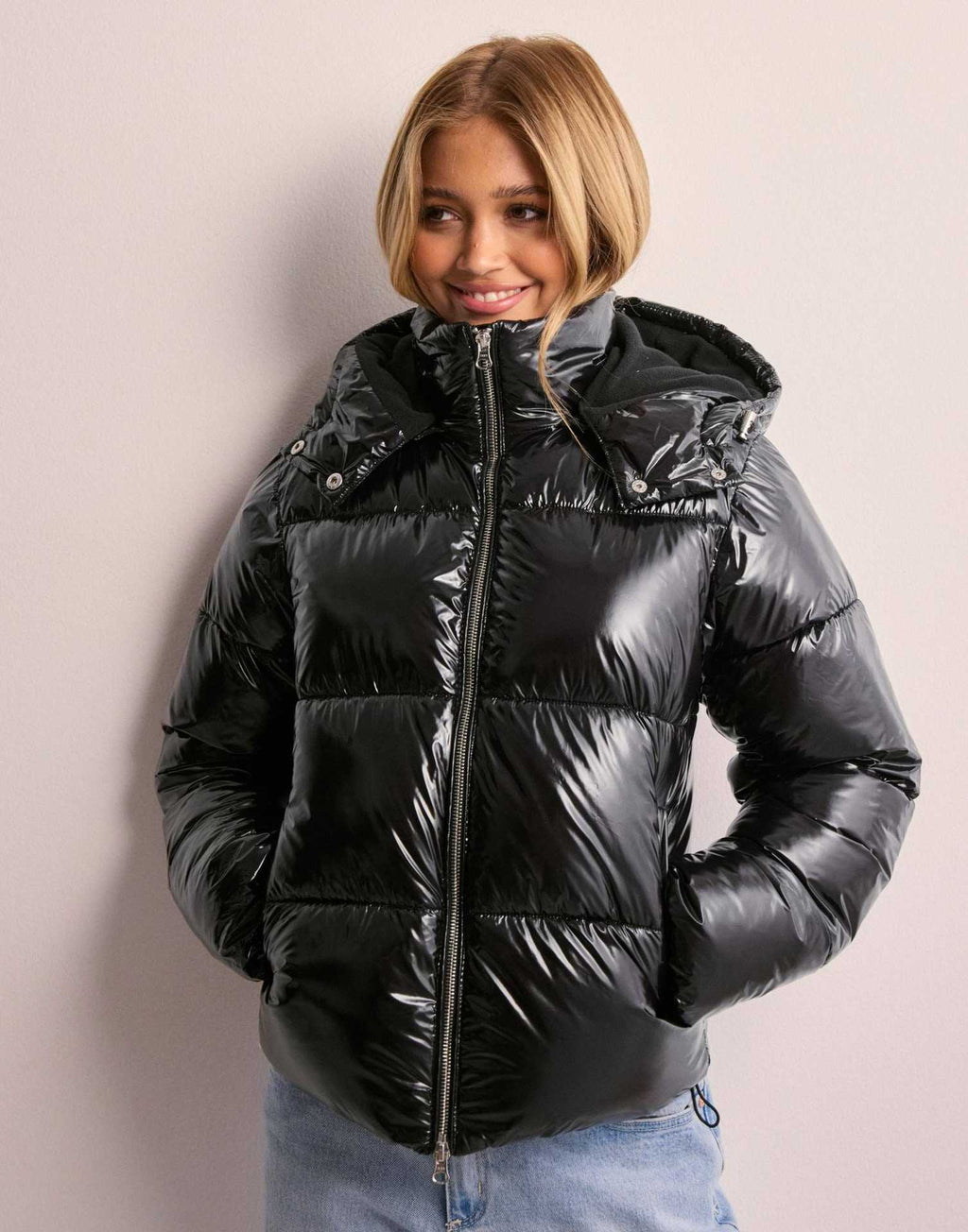 Hooded Puffer Jacket for Women