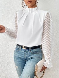 Women’s Sophisticated Sleeve Blouse – Malou Timeless Elegant Top