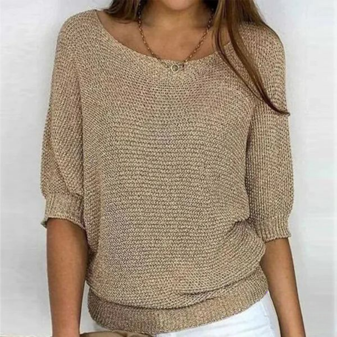 Batwing Sleeve Sweater | Lightweight & Stylish | Relaxed Fit
