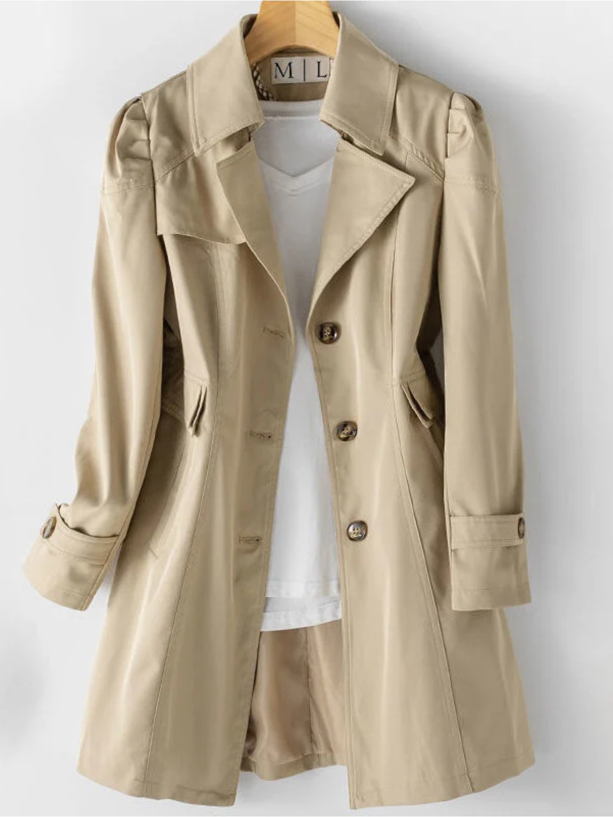 Classic Lightweight Trench Coat – Elegant, Tailored & Timeless