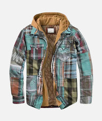 Reveur | Women’s Plaid Hooded Jacket