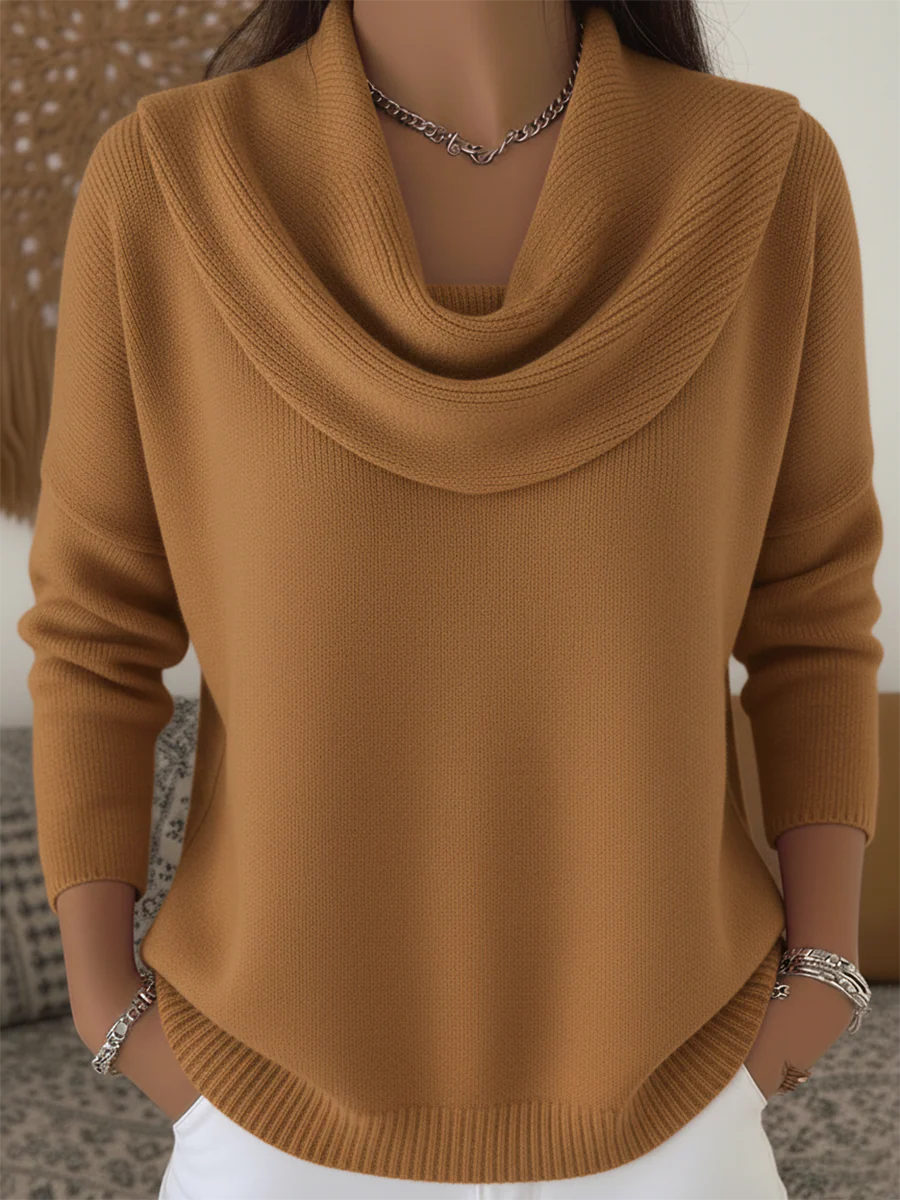 Ruffle Collar Long Sleeve Top for Women – Fitted Elegant Shirt for Everyday and Dressy Wear