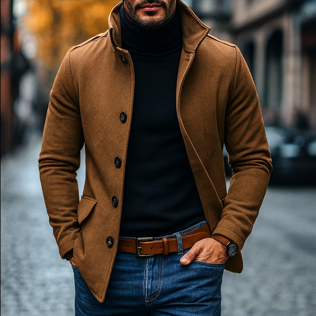 Romeo | Men’s Wool Tailored Overcoat