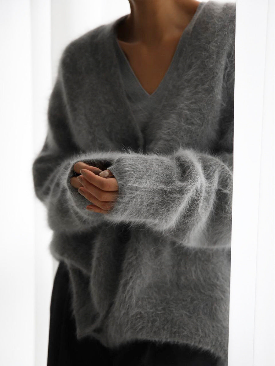 Oversized Knit Cardigan for Women – 100% Nylon Soft Lightweight Layer