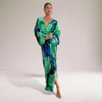 Talitha Women's Maxi Dress - Airy Summer Dress with Neckline, Elegant Cut & Lightweight Look