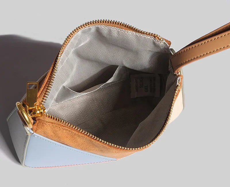 Women’s Prism Fold Handbag – Multi-Way Lightweight Geometric Bag