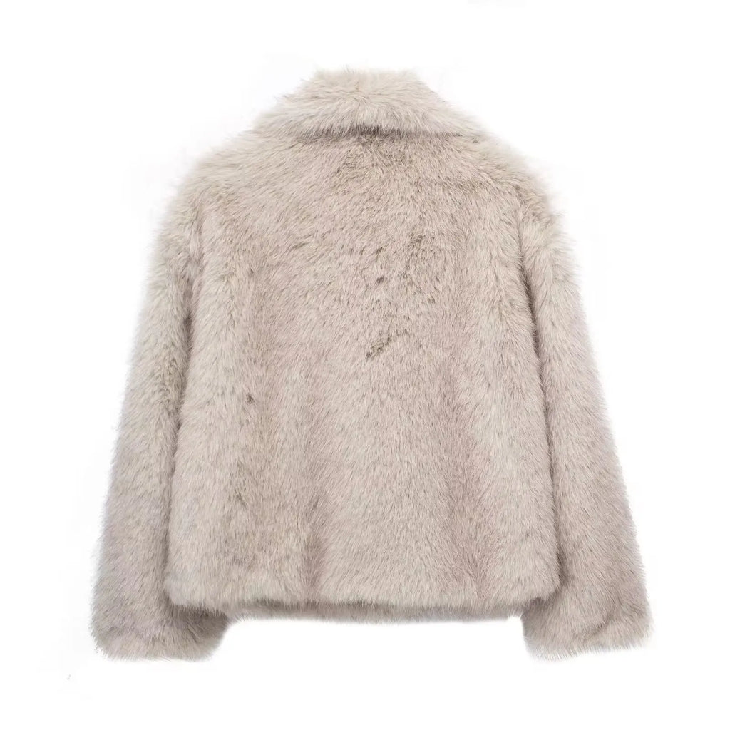 Relaxed Fit Short Coat for Women