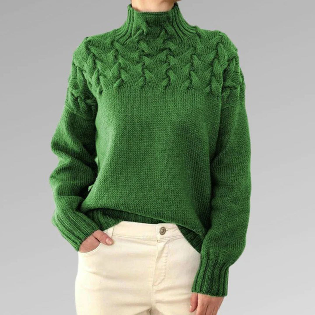 Hillegonda | Soft oversized turtleneck sweater