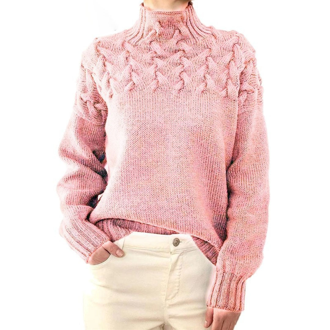 Hillegonda | Soft oversized turtleneck sweater