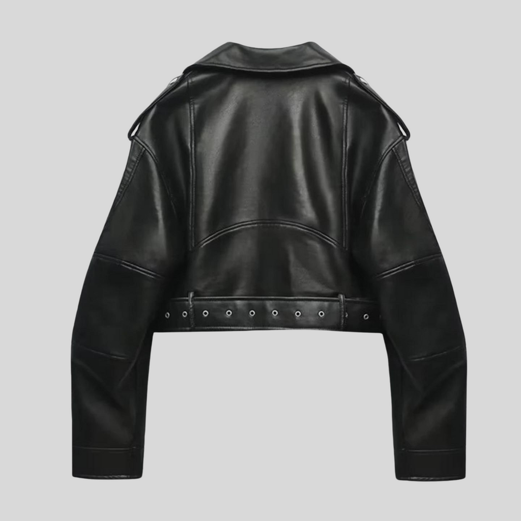 Women's PU leather jacket - Stylish & elegant look for every occasion