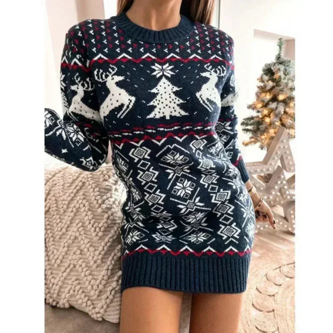 Ladies Knitted Christmas Dress | Warm, festive and wonderfully comfortable