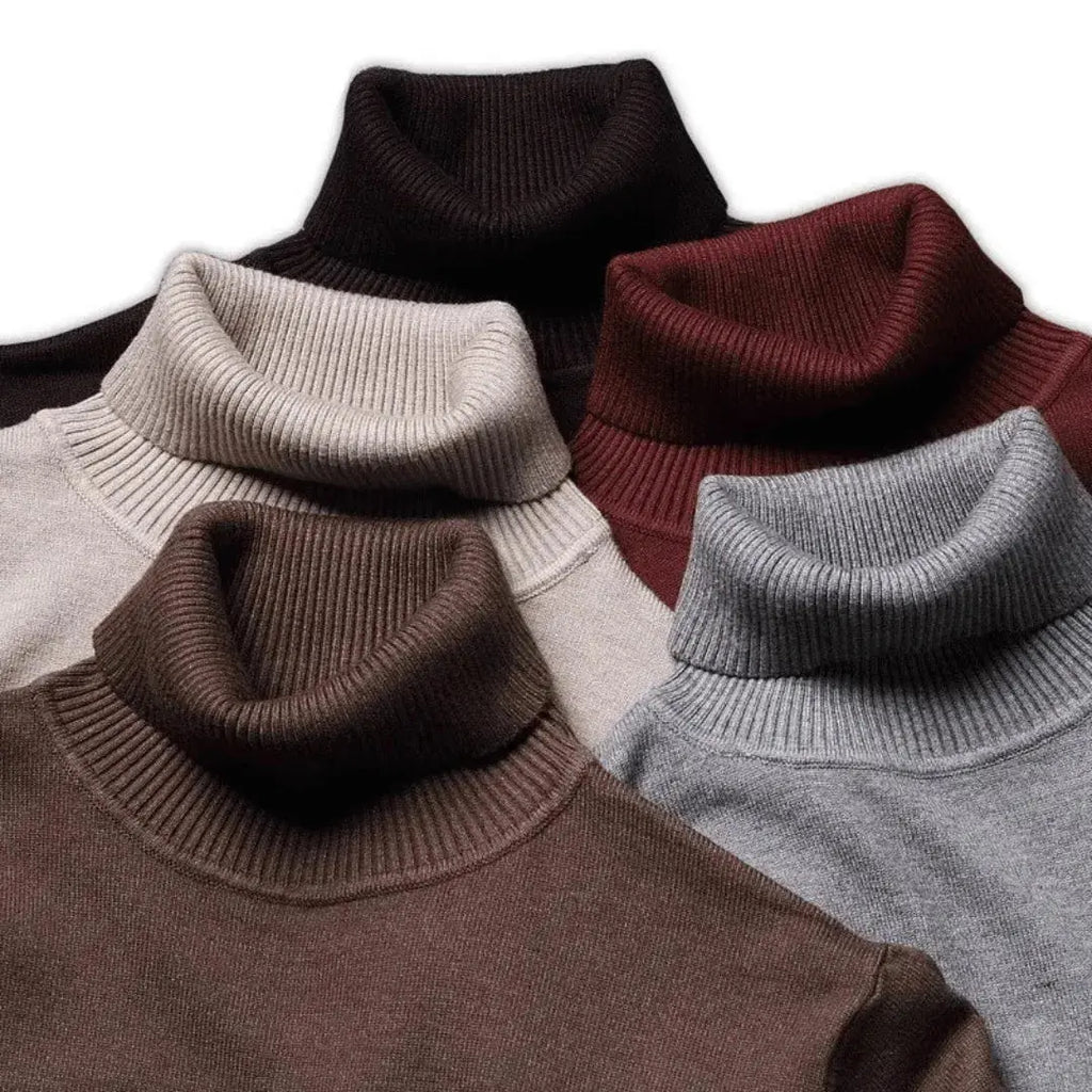 Salene | Men’s Luxury Shetland Wool Turtleneck