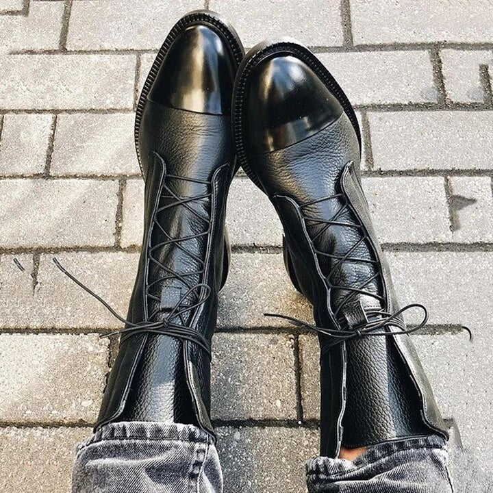 Sapphira | Women’s Lace-Up Leather Ankle Boots