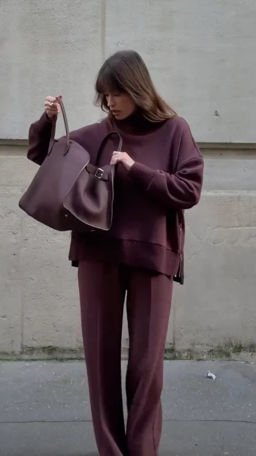 Women’s Stylish Lina Loungewear Set – Comfort Meets Elegance for Home