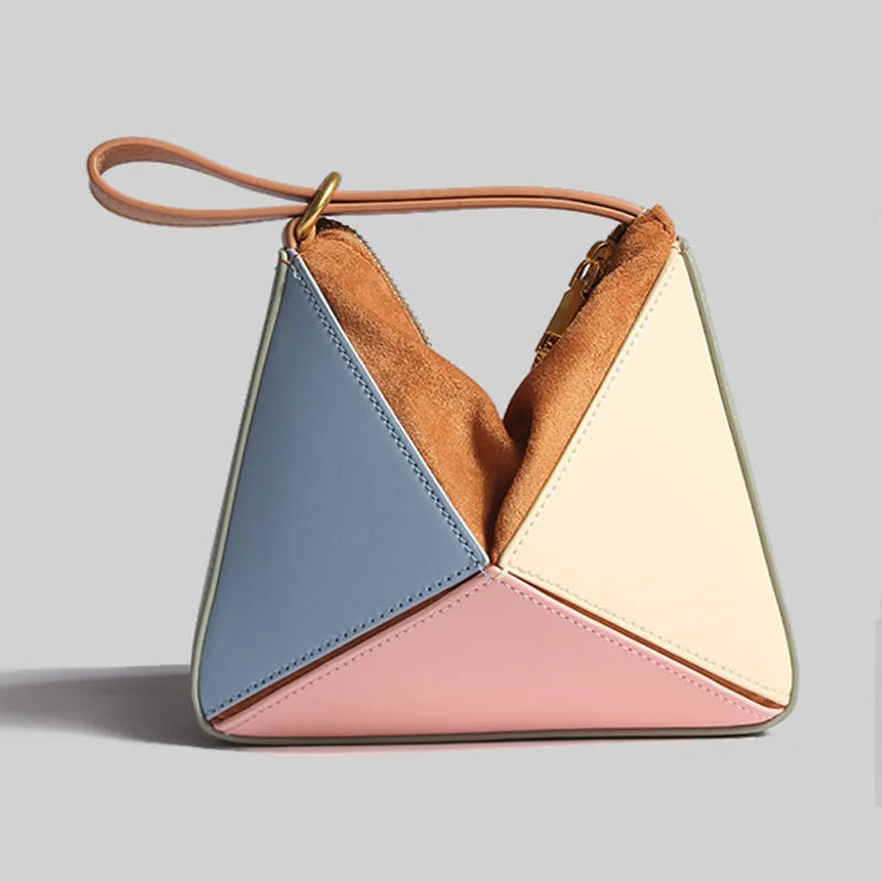 Women’s Prism Fold Handbag – Multi-Way Lightweight Geometric Bag