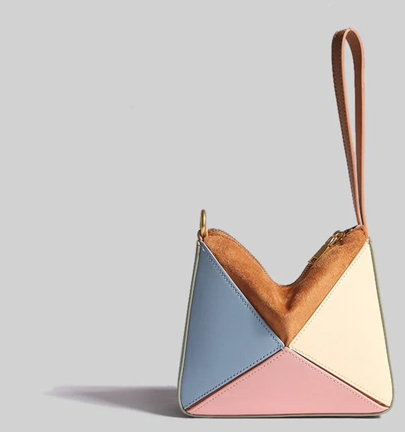 Women’s Prism Fold Handbag – Multi-Way Lightweight Geometric Bag
