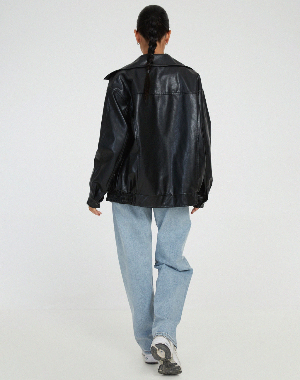 Sophie | Women’s Oversized PU Leather Jacket