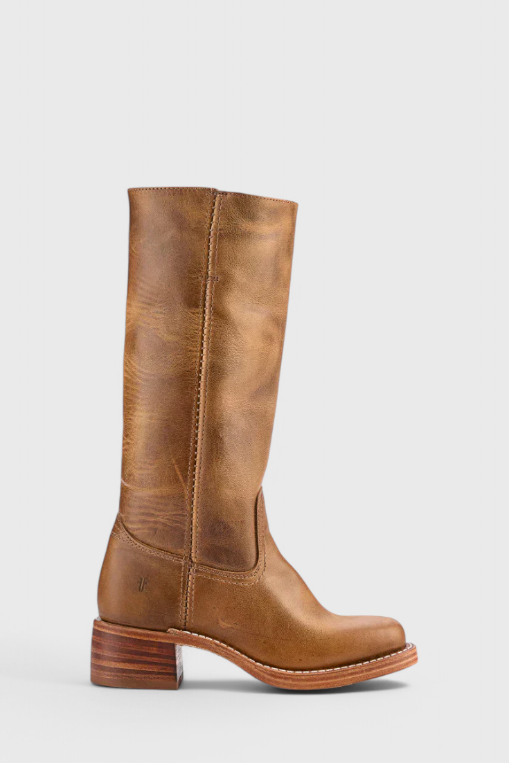 Ellaida | Women’s Leather Knee-High Heeled Boots