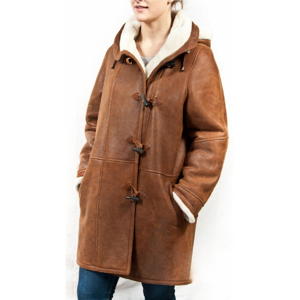 Stana | Women’s Shearling-Lined Hooded Jacket