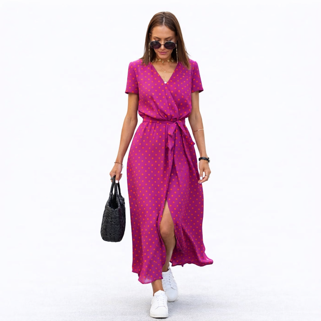 Stella Women's Summer Dress - Airy Dress in Breathable Material and Simple Elegant Cut