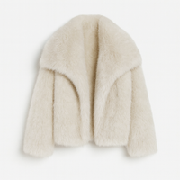 Stylish faux fur coat for women | Fashionable and warm