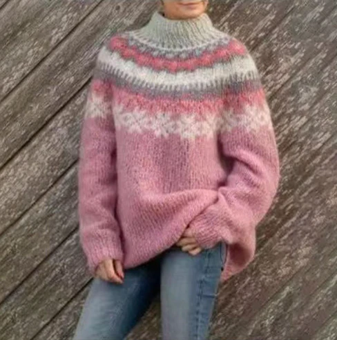 Women's Nordic Knitted Sweater