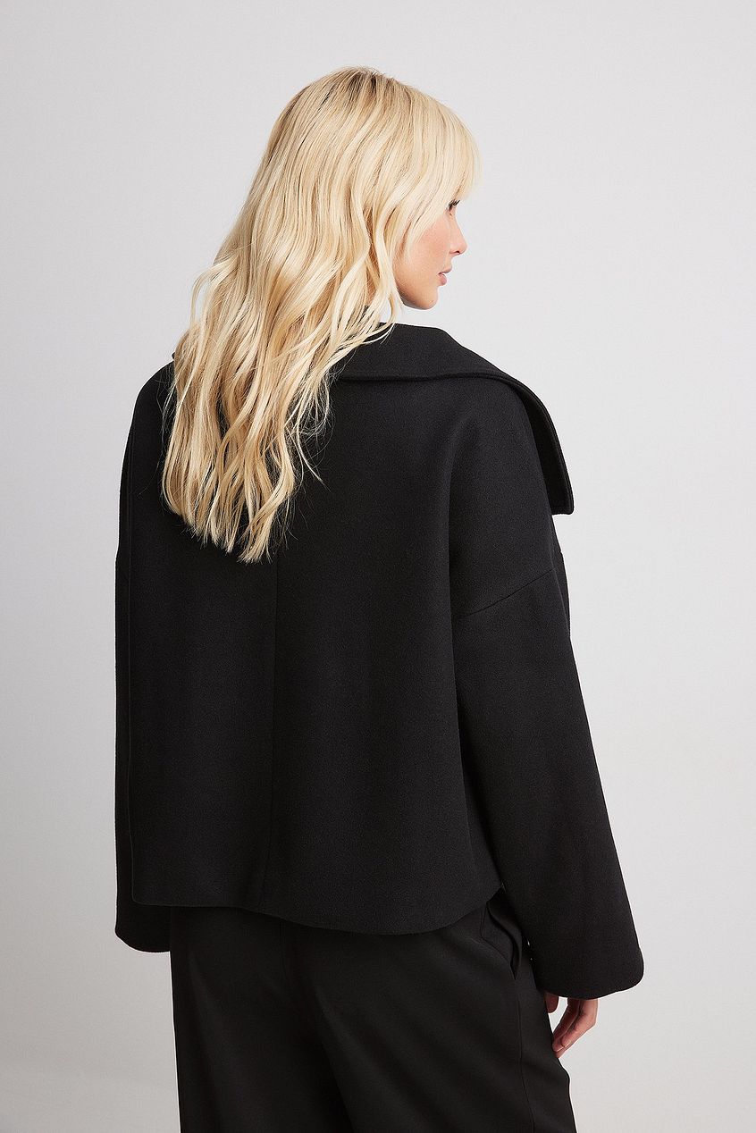 Double Breasted Short Coat for Women