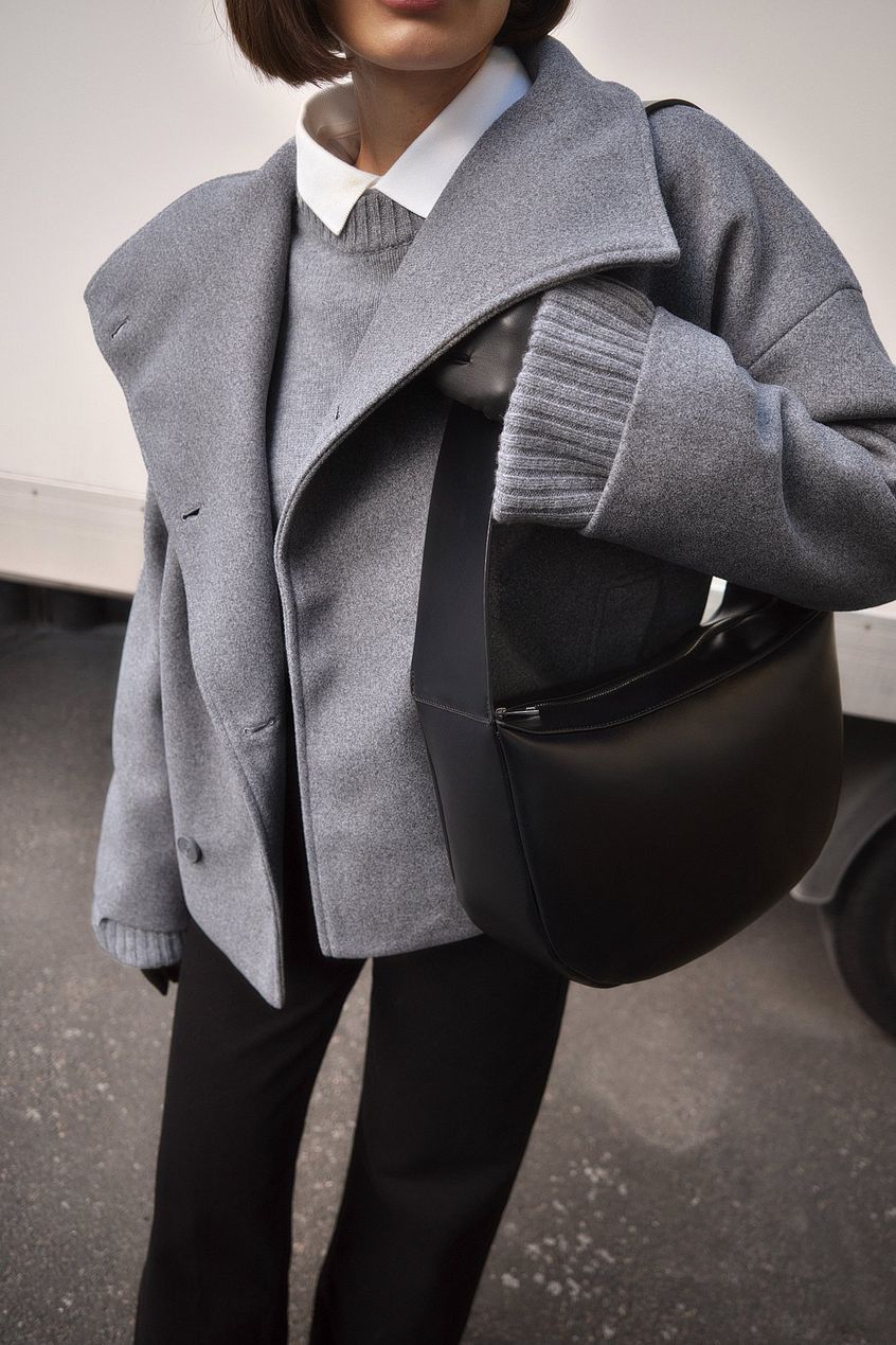 Double Breasted Short Coat for Women