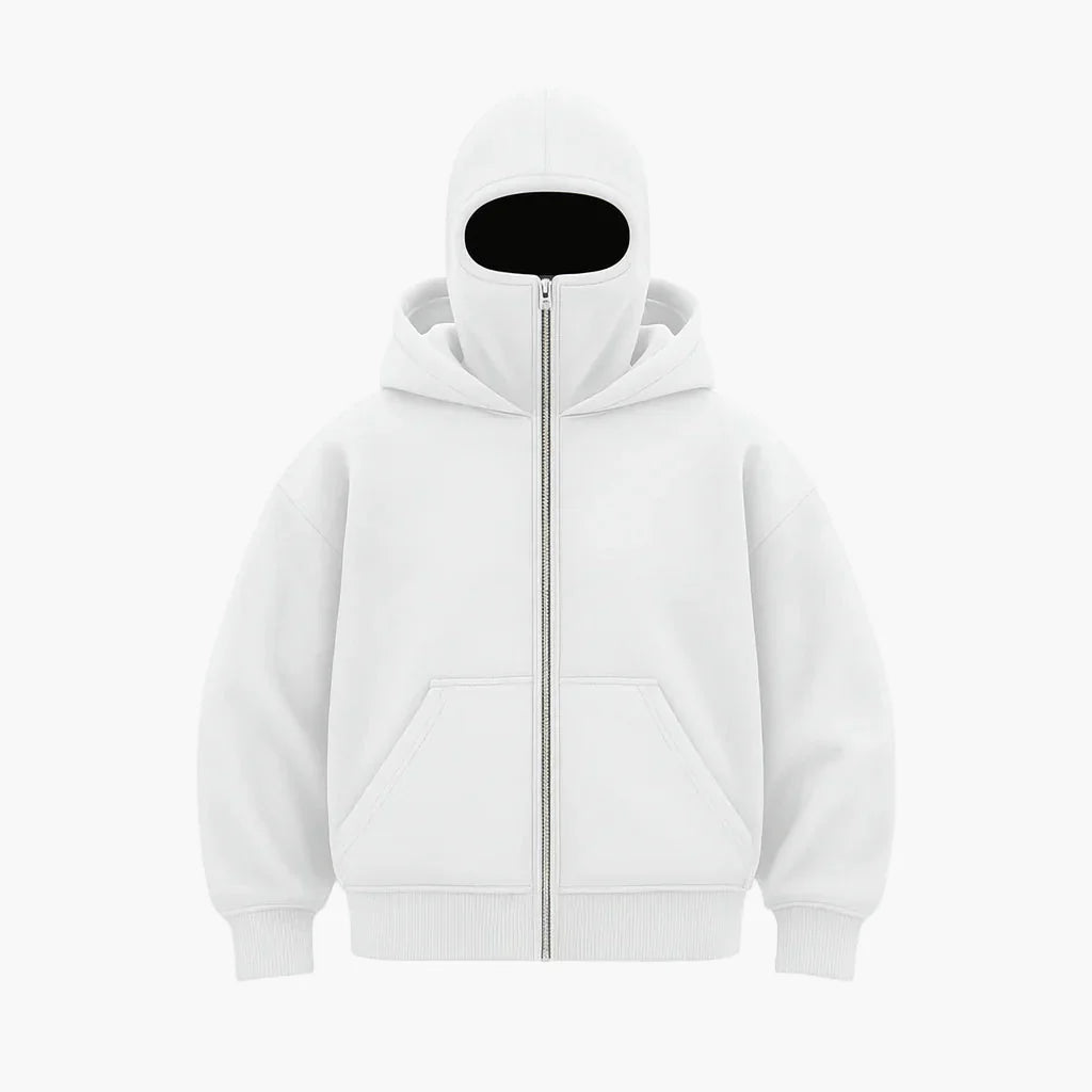 Urban | Unisex Zip Hoodie with Integrated Balaclava