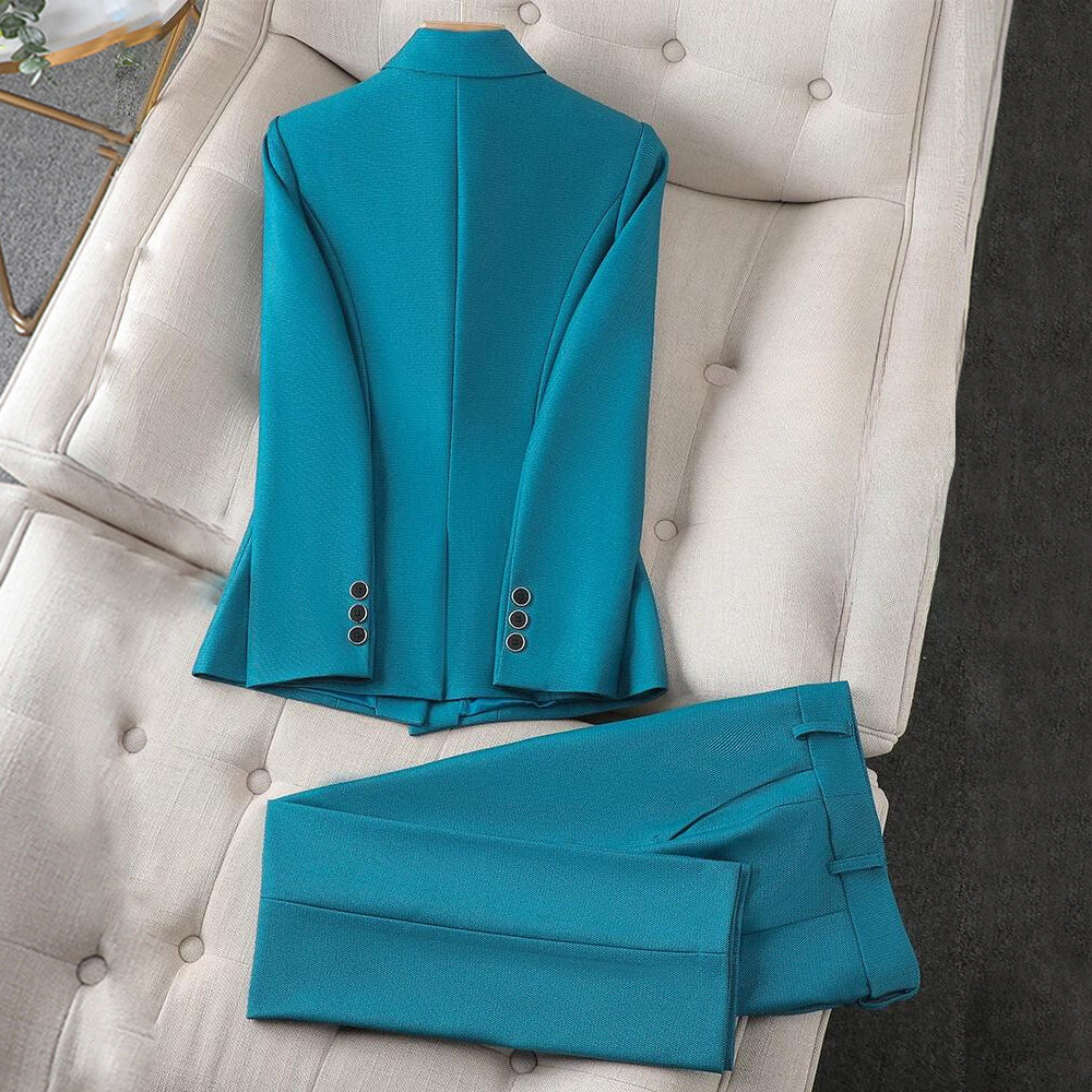 Tailored Luxury Power Suit Set – Elegant Blazer & Matching Pants