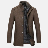 Vernon | Men’s Wool Stand Collar Coat