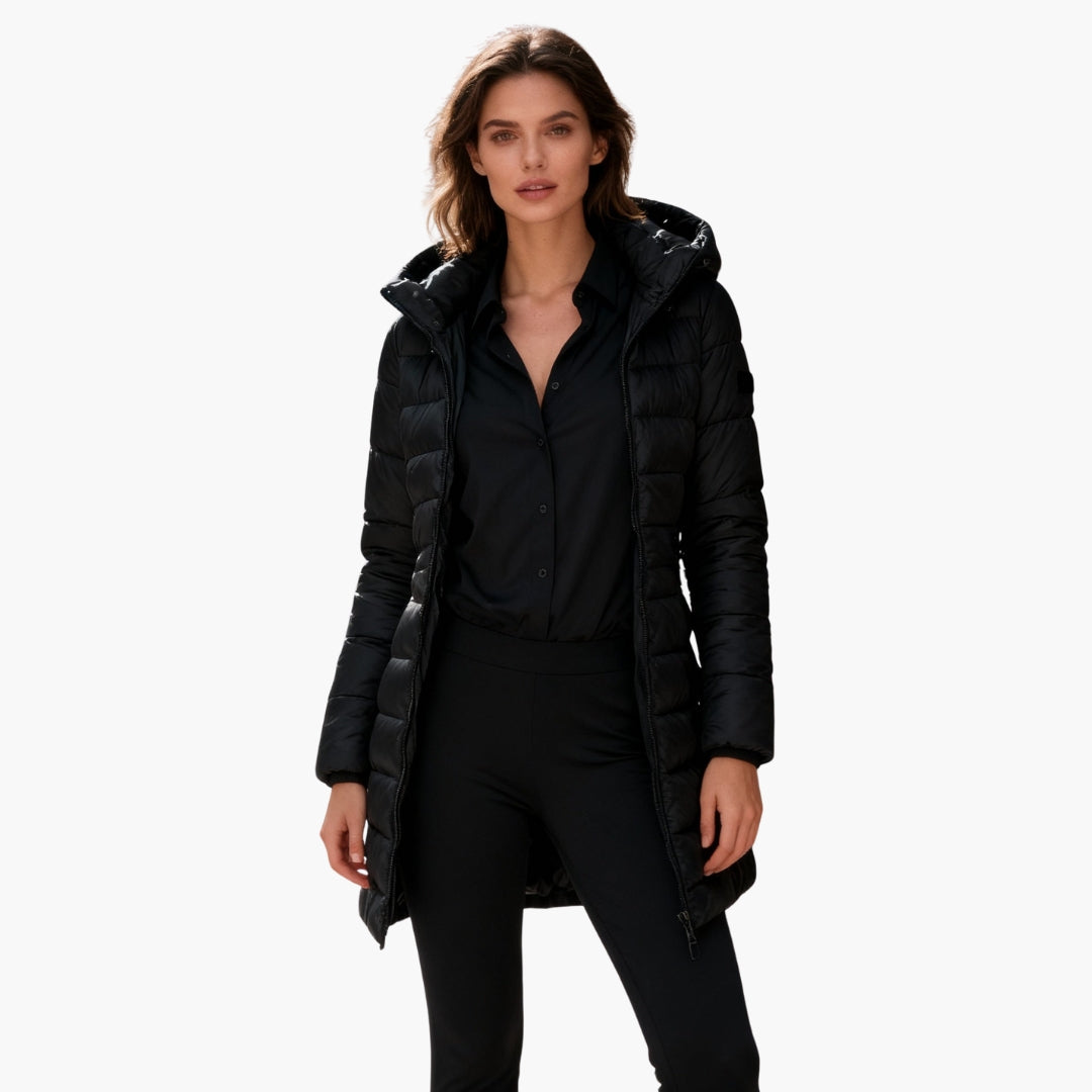 Hooded Puffer Jacket for Women