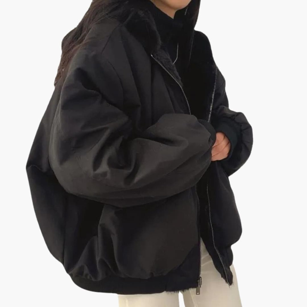 Oversized Bomber Jacket for Women