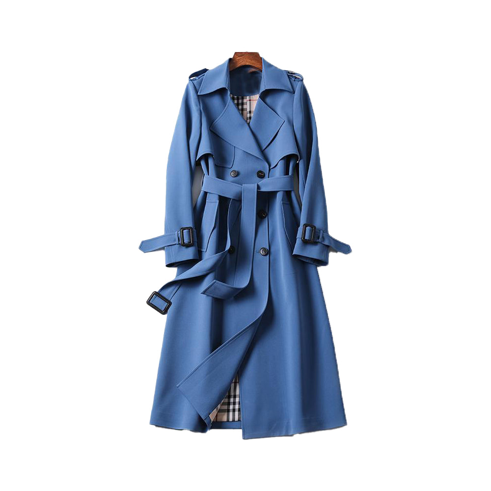 Victorina | Women’s Double-Breasted Belted Trench Coat