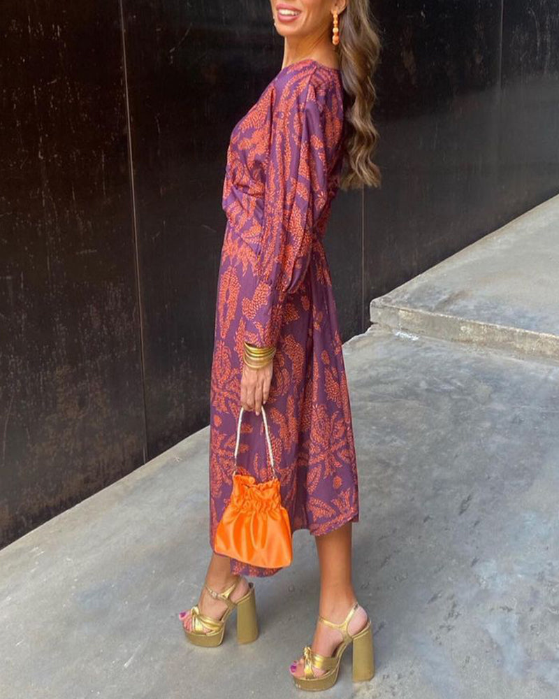 Violet | Women's Wedding Guest A-Line Maxi Dress