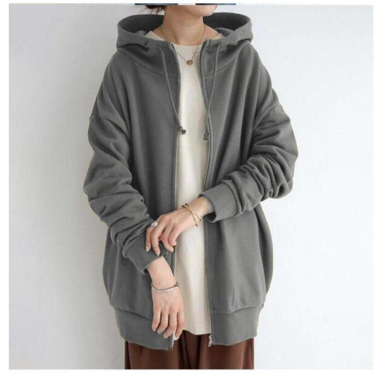 Hooded Zip Sweater for Women – Lightweight Casual Layer for Spring Wear