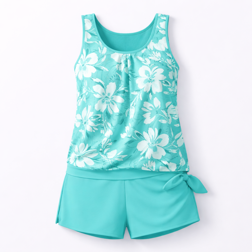 Women's Julia Tankini - Comfortable Swimsuit with Stiffened Top and Figure-Flattering Cut