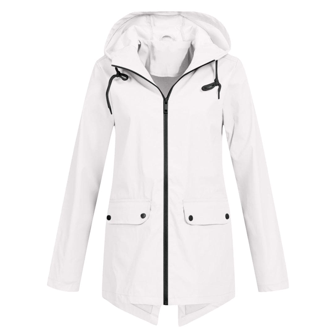 Women’s Waterproof Lightweight Windbreaker Jacket with Hood – All-Weather Rain Coat