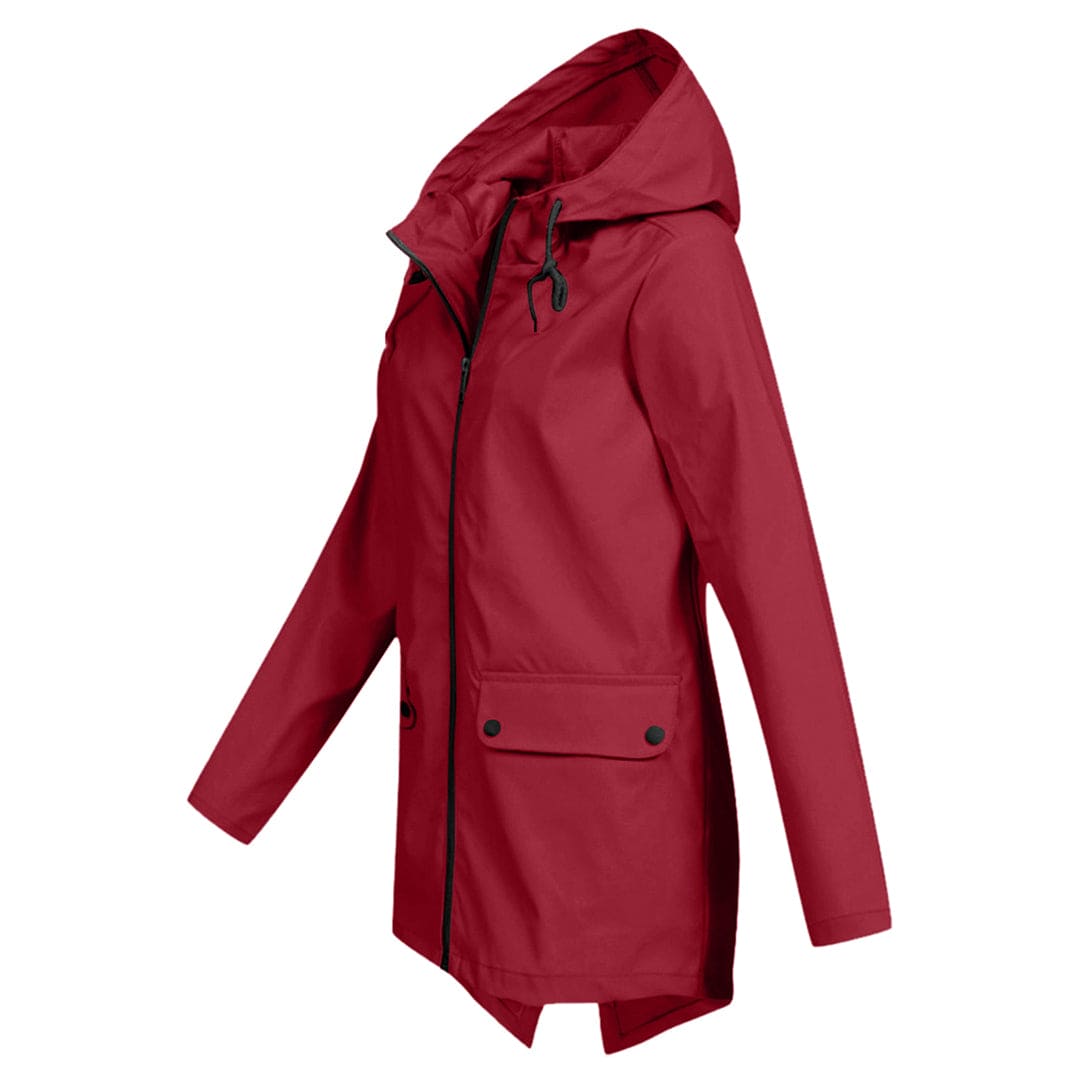 Women’s Waterproof Lightweight Windbreaker Jacket with Hood – All-Weather Rain Coat