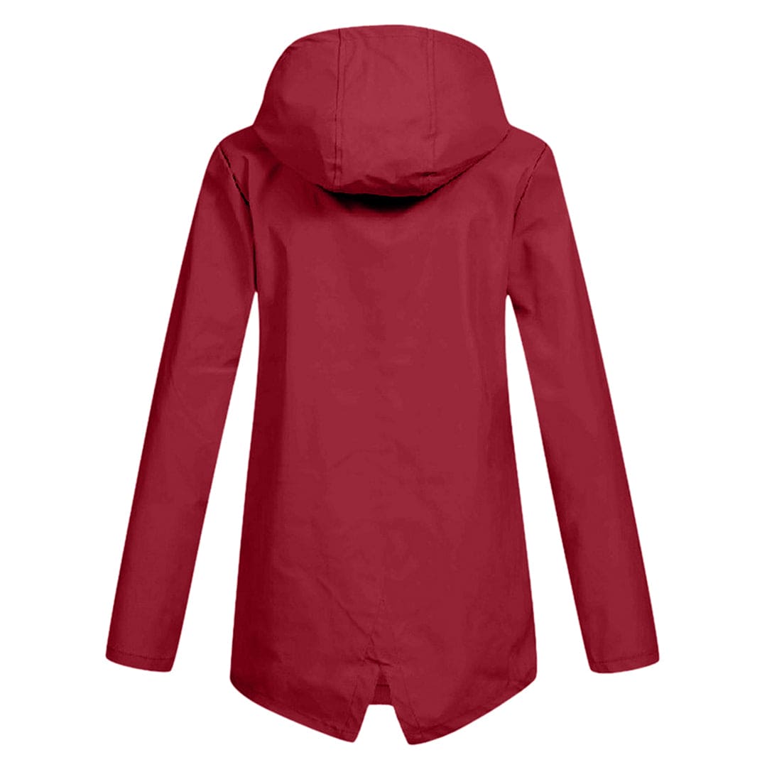Women’s Waterproof Lightweight Windbreaker Jacket with Hood – All-Weather Rain Coat