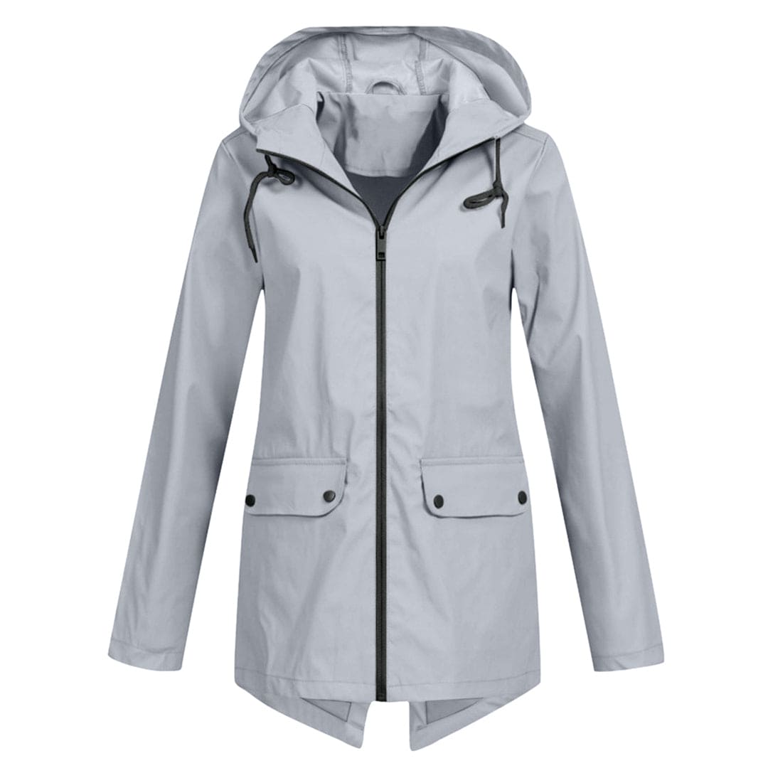 Women’s Waterproof Lightweight Windbreaker Jacket with Hood – All-Weather Rain Coat
