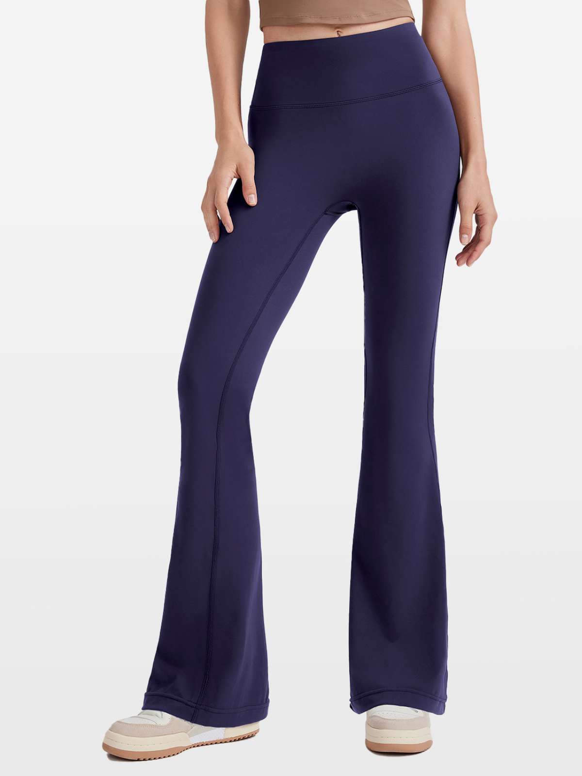 Women’s High-Waisted Flared Leggings – Stretch Bootcut Yoga Pants for a Sculpted Fit
