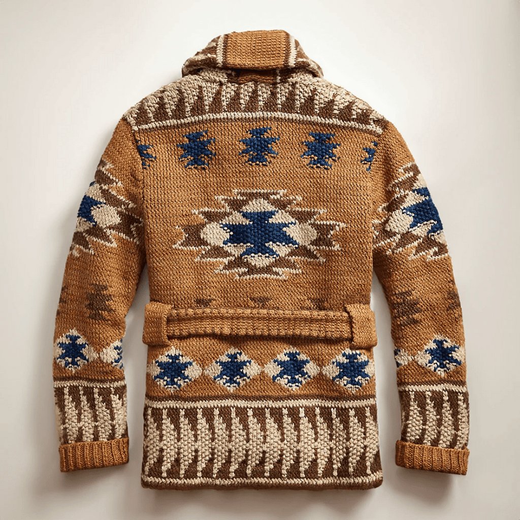 Wyatt | Handcrafted Western Shawl Cardigan
