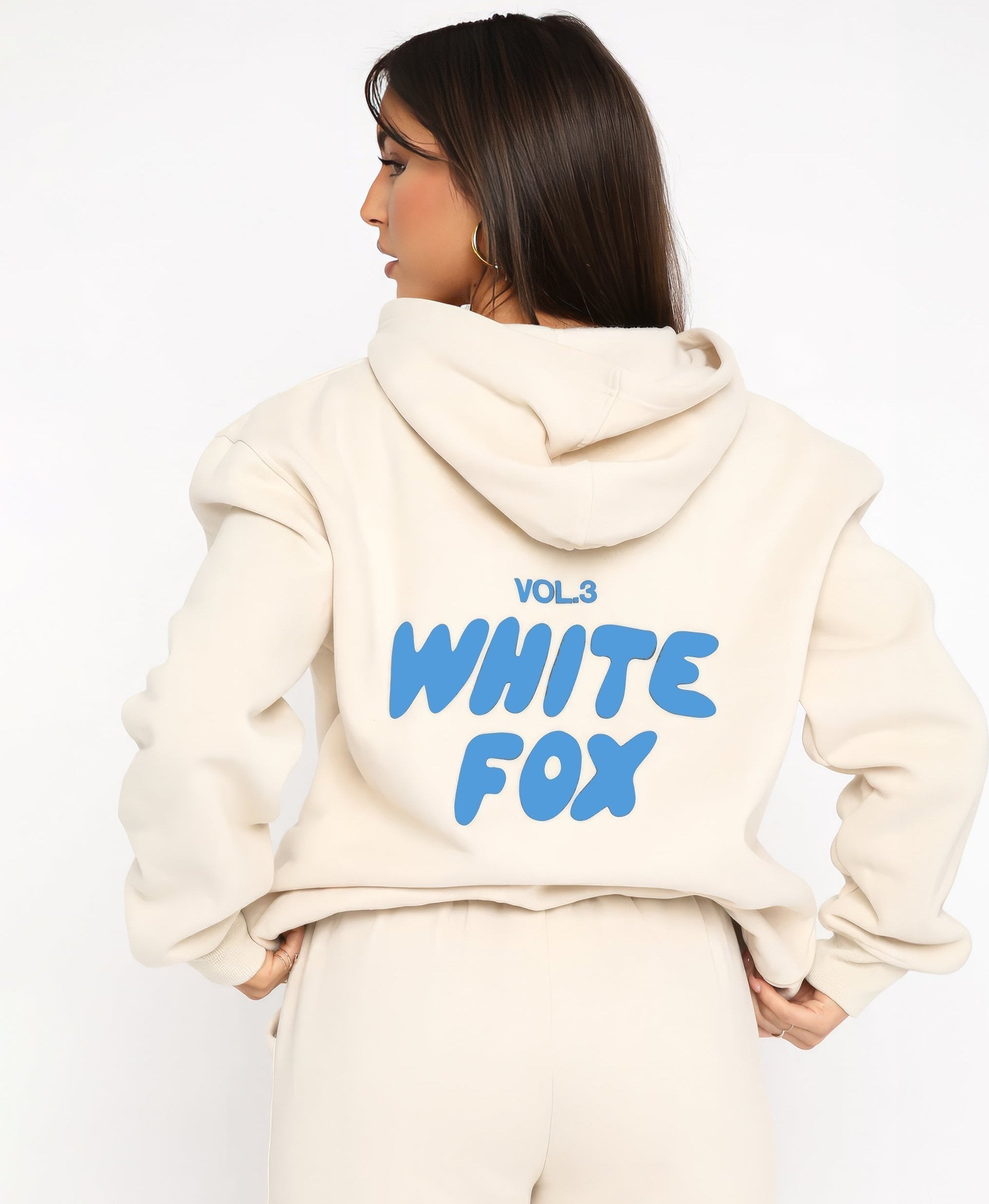 WhiteFox Set – Women's Two-Piece Hoodie & Pants Tracksuit