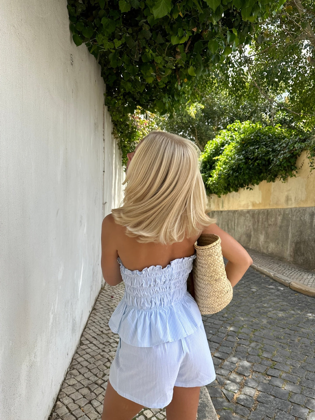 Smocked Summer Jumpsuit | Women’s Summer Look | Airy Summer Style