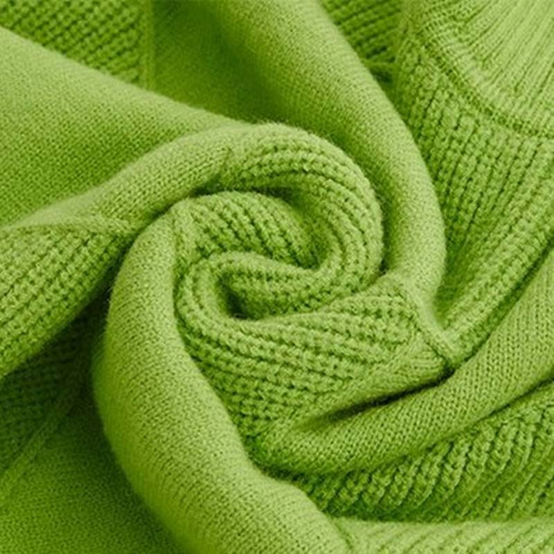 Aria Sweater – Textured Knit Turtleneck Pullover with Relaxed Fit